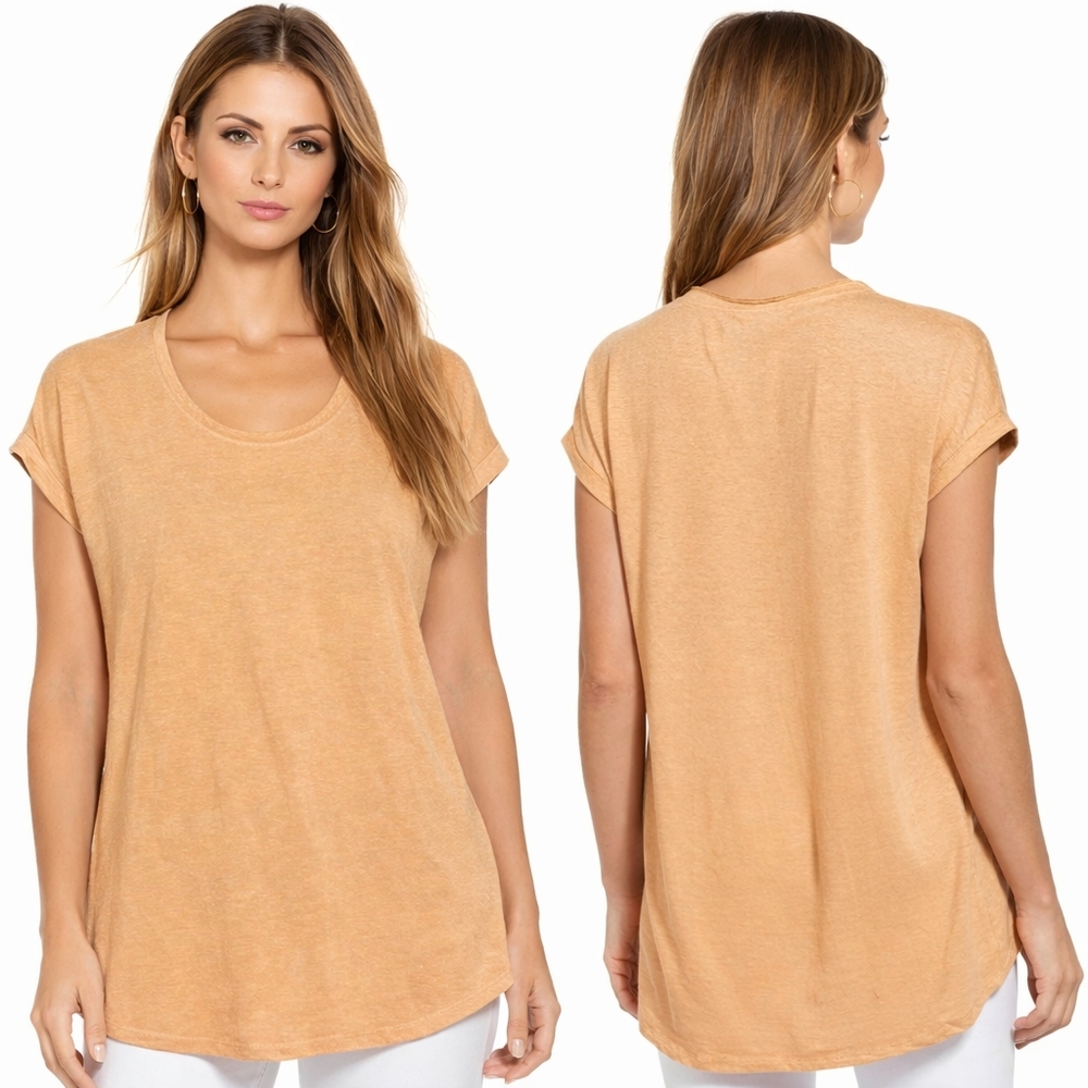 Lysse New York Classic Tee Linen Dusty Clay0